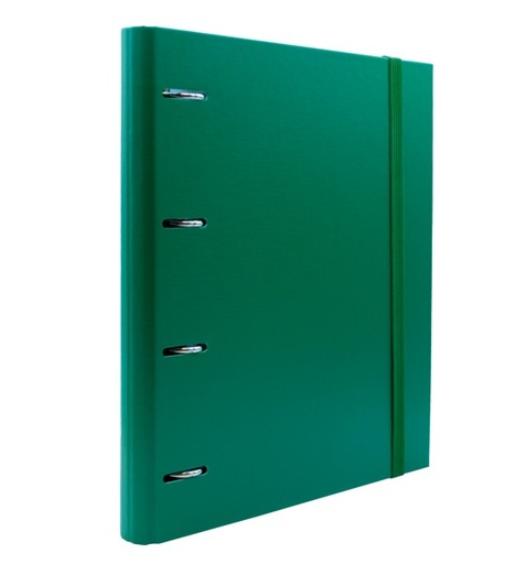 [209354] CARPEBLOCK 4 ANILLAS RAYLU PAPER A4 VERDE