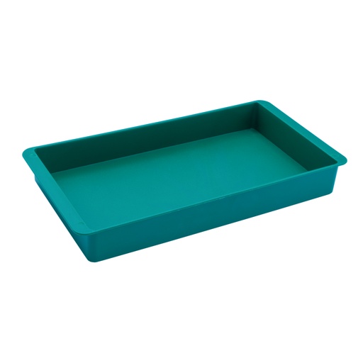 [650330] BANDEJA VERDE RECTANGULAR MULTIUSO 247X125X30MM