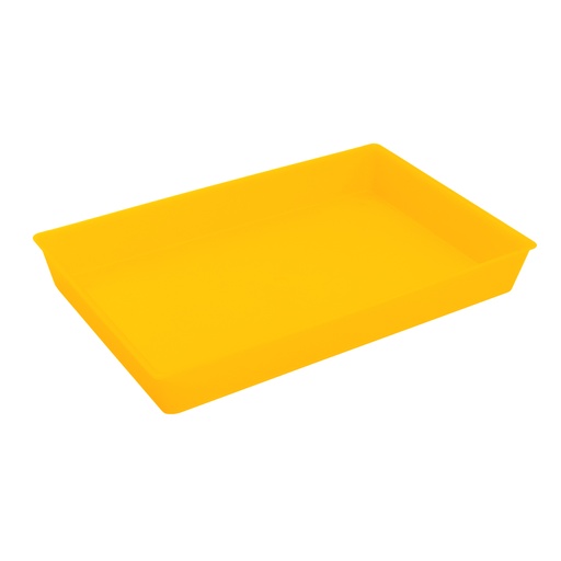 [700203] BANDEJA AMARILLA CONICA MULTIUSO 230X145X30MM