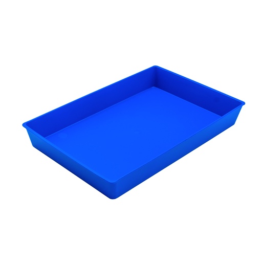 [700204] BANDEJA AZUL CONICA MULTIUSO 230X145X30MM