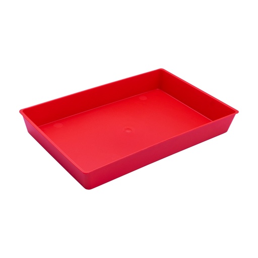 [700206] BANDEJA ROJA CONICA MULTIUSO 230X145X30MM