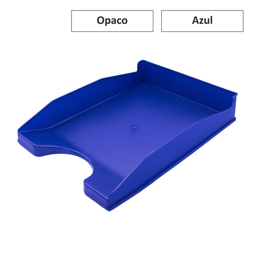 [180358] BANDEJA SOBREMESA A4 PLASTICO OPACO AZUL