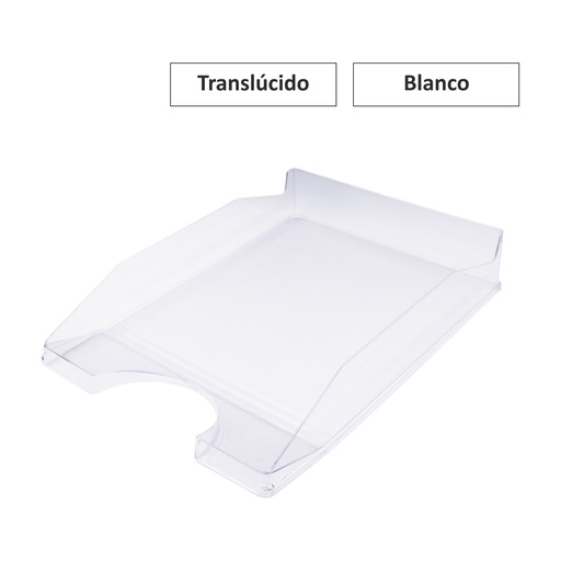 [180357] BANDEJA TRANSPARENTE APILABLE 350X250X65MM