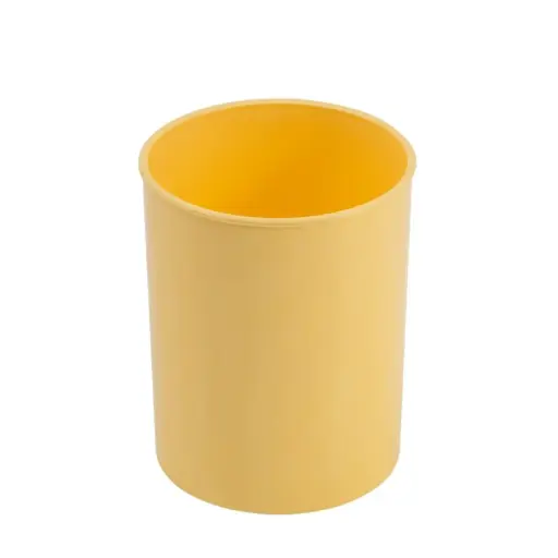 [700249] CUBILETE PORTALAPICES AMARILLO OPACO FAIBO  PLÁSTICO