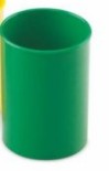 [700253] CUBILETE PORTALAPICES VERDE OPACO FAIBO  PLÁSTICO 
