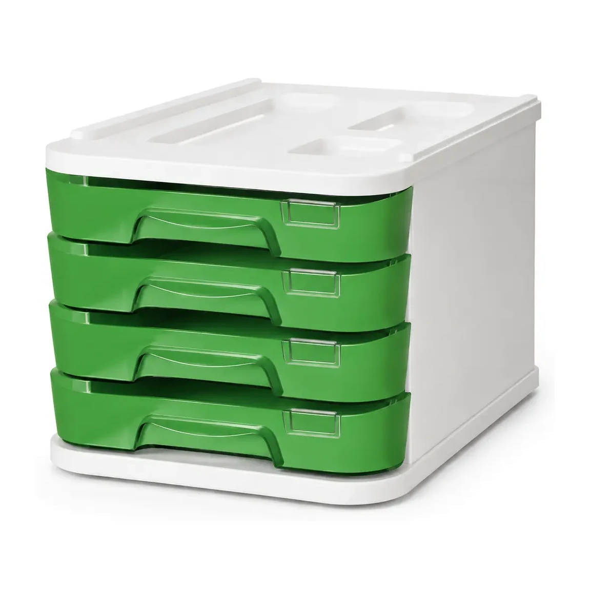 [700246] FICHERO DE SOBREMESA FAIBO 4 CAJONES COLOR VERDE