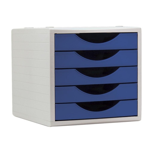 [260476] MÓDULO ARCHIVOTEC CON 5 CAJONES AZUL