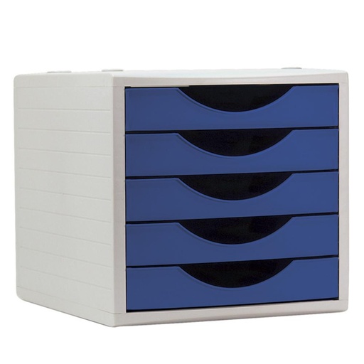 [260476] MÓDULO ARCHIVOTEC CON 5 CAJONES AZUL
