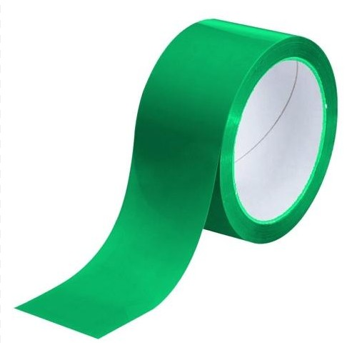 [825627] PRECINTO DE EMBALAJE PVC VERDE 66M×50MM