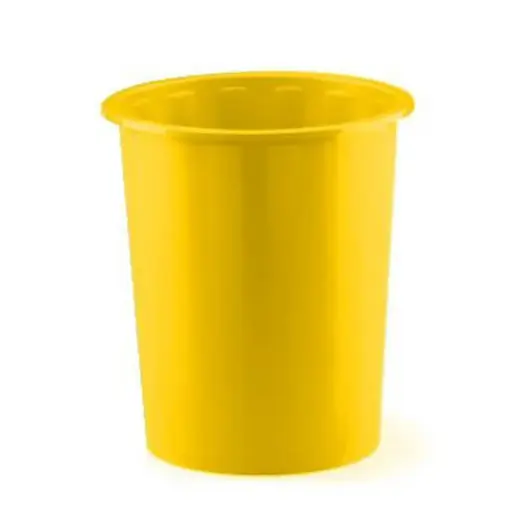 [040439] PAPELERA FAIBO DE PLÁSTICO 14L AMARILLA 