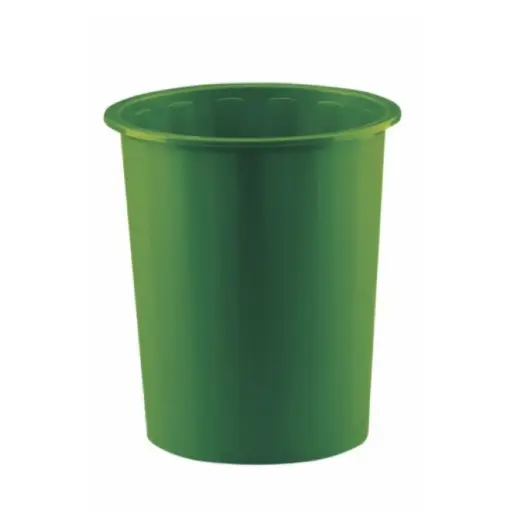 [040460] PAPELERA FAIBO DE PLÁSTICO 14L VERDE 