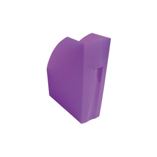[181058] CAJETÍN REVISTERO TRANSLÚCIDO LOMO 110 MM VIOLETA