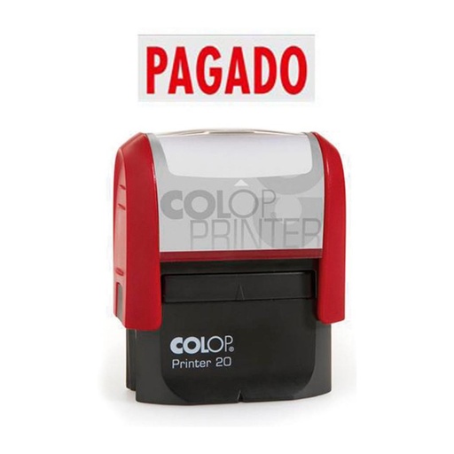 [040129] SELLO AUTOMÁTICO PAGADO COLOP PRINTER C20