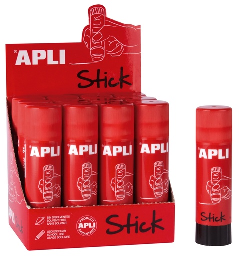 [825275] BARRA DE PEGAMENTO ADHESIVO APLI 40 GRAMOS FORMATO STICK