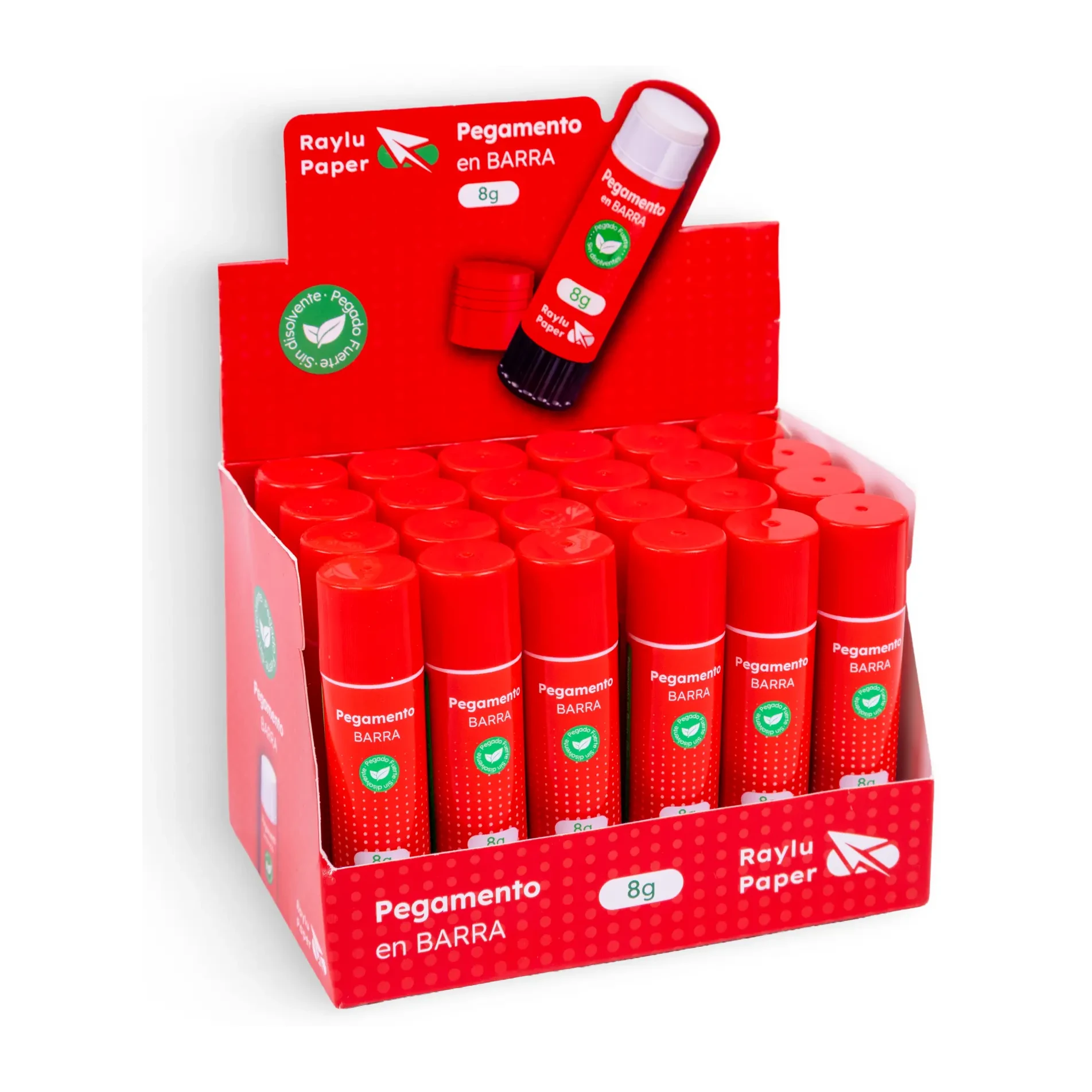 [040833] PEGAMENTO EN BARRA EASYSTICK 8GR EXPOSITOR RAYLU