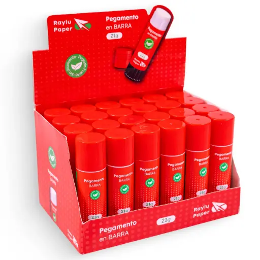 [040834] PEGAMENTO EN BARRA EASYSTICK 21GR EXPOSITOR RAYLU