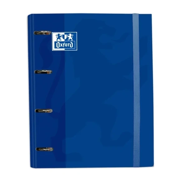 [650108] CARPEBLOCK 4 ANILLAS OXFORD A4 AZUL