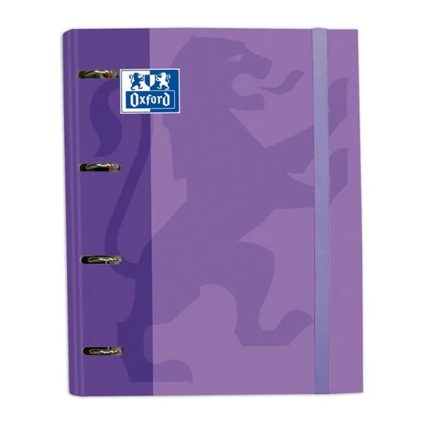 [650110] CARPEBLOCK 4 ANILLAS OXFORD A4 MALVA