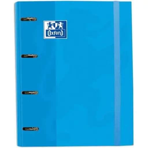 [650041] CARPEBLOCK 4 ANILLAS OXFORD A4 TURQUESA