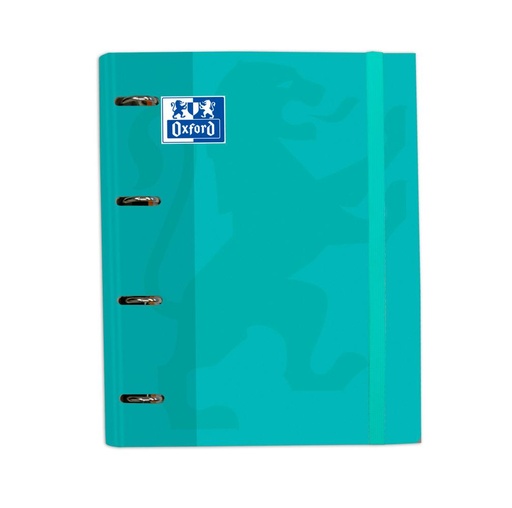 [650106] CARPEBLOCK 4 ANILLAS OXFORD A4 VERDE MENTA
