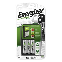 CARGADOR DE PILAS ENERGIZER MAXI AA/AAA + 4 PILAS AA 