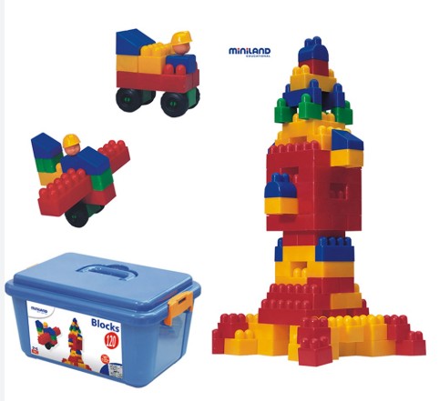 [825906] BLOCKS – SET DE CONSTRUCCIÓN (120 PIEZAS)
