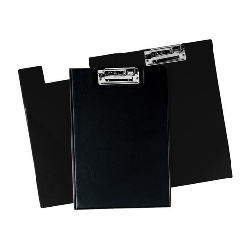 [180217] CARPETA MINICLIP FOLIO PVC NEGRO