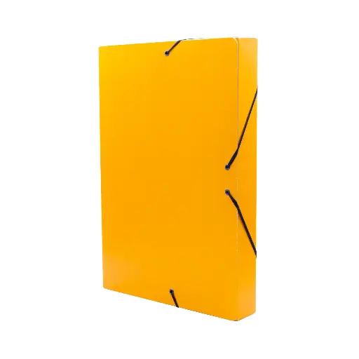 [180951] CARPETA PROYECTO RAYLU PAPER A4 LOMO 30 MM AMARILLO CIERRE CON GOMAS