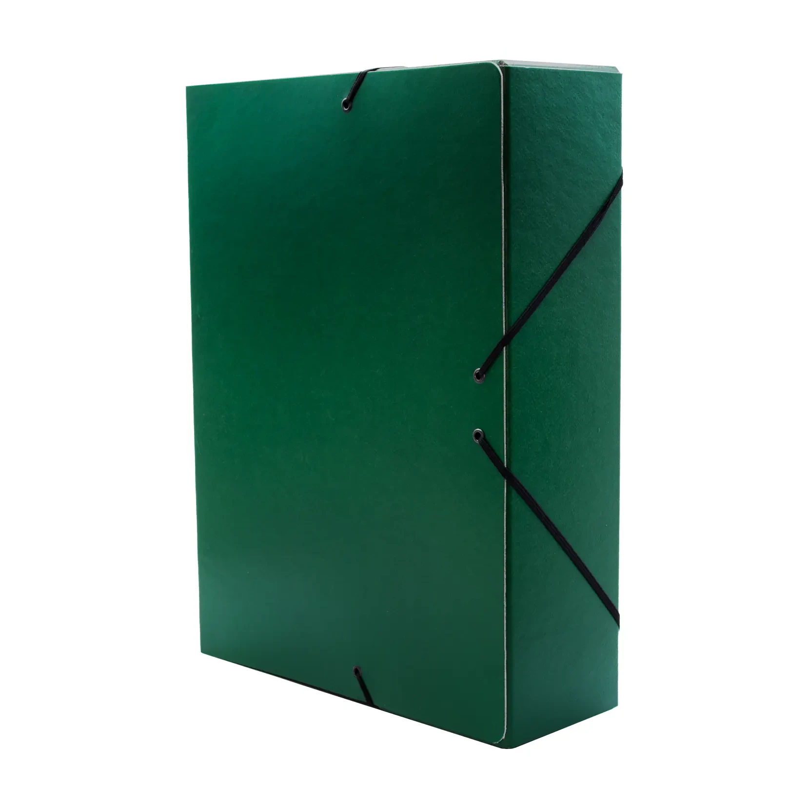 [180173] CARPETA PROYECTO RAYLU PAPER A4 LOMO 90 MM VERDE CIERRE CON GOMAS 