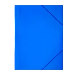 CARPETA PP RAYLU PAPER A3 CON GOMAS Y SOLAPAS AZUL 