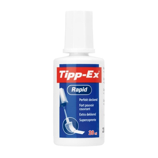 [080007] CORRECTOR LÍQUIDO TIPP-EX RAPID 20 ML