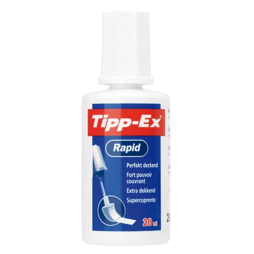[080007] CORRECTOR LÍQUIDO TIPP-EX RAPID 20 ML