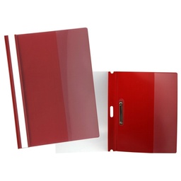 DOSIER FASTENER FOLIO PP ROJO