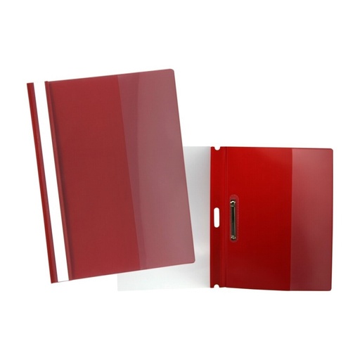 [180645] DOSIER FASTENER FOLIO PP ROJO