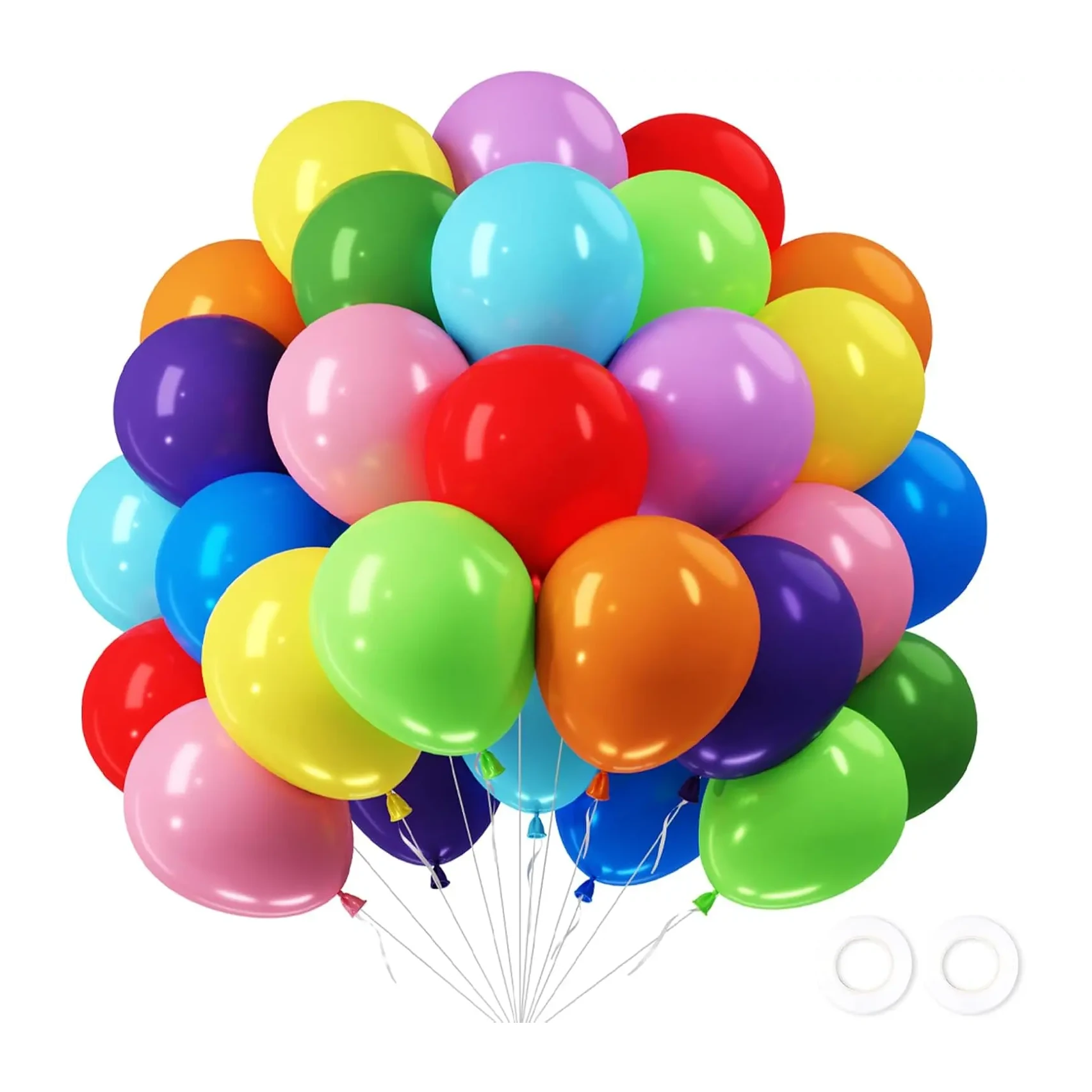[70052] GLOBOS SURTIDOS PAQUETE 100UDS