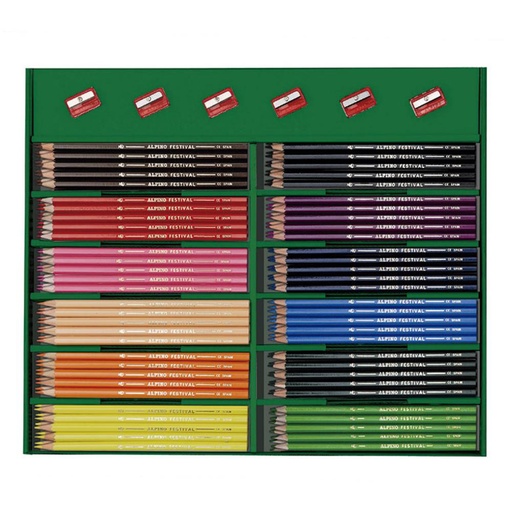 [649445] LÁPICES DE COLORES ALPINO CLASSPACK 288 COLORES