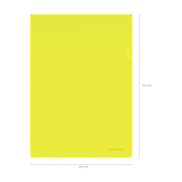 [825466] DOSIER UÑERO POLIPROPILENO A4 AMARILLO 10UD