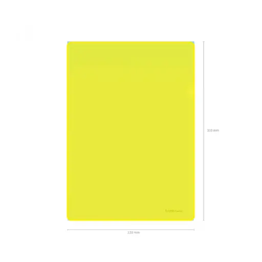 [825466] DOSIER UÑERO POLIPROPILENO A4 AMARILLO 10UD