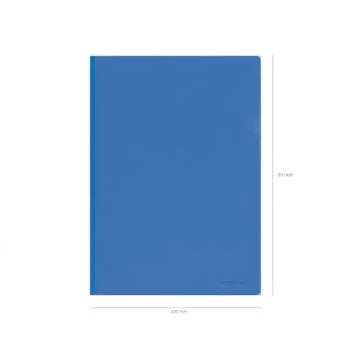 [825467] DOSIER UÑERO POLIPROPILENO A4 AZUL 10UD