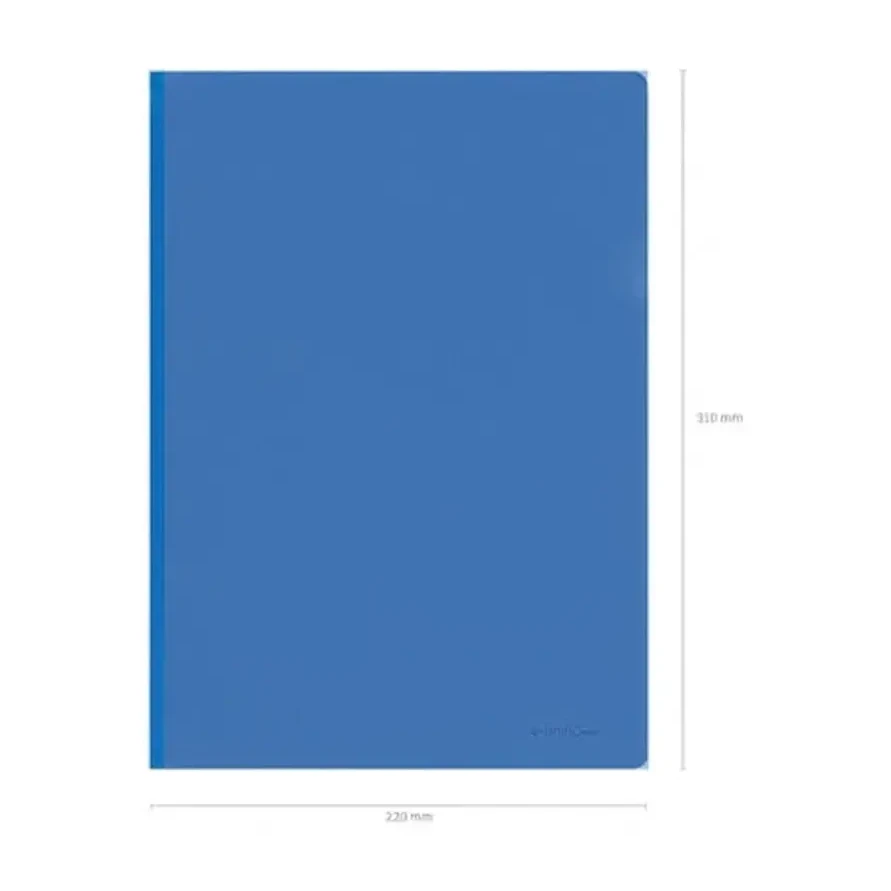 [825467] DOSIER UÑERO POLIPROPILENO A4 AZUL 10UD
