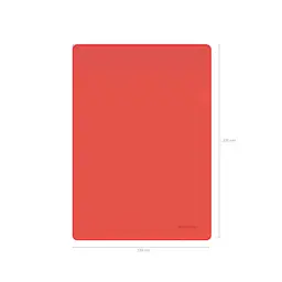 DOSIER UÑERO POLIPROPILENO A4 ROJO 10UD