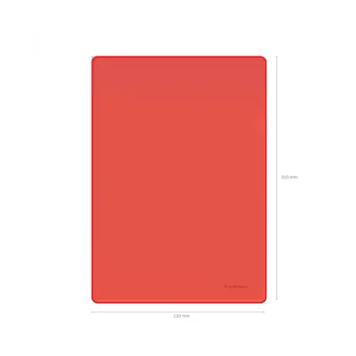 [825468] DOSIER UÑERO POLIPROPILENO A4 ROJO 10UD