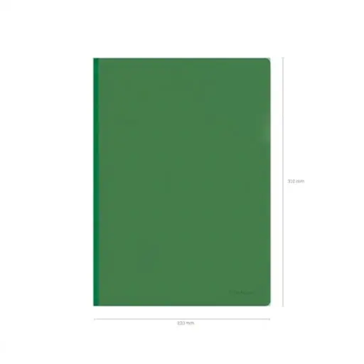 [825469] DOSIER UÑERO POLIPROPILENO A4 VERDE 10UD