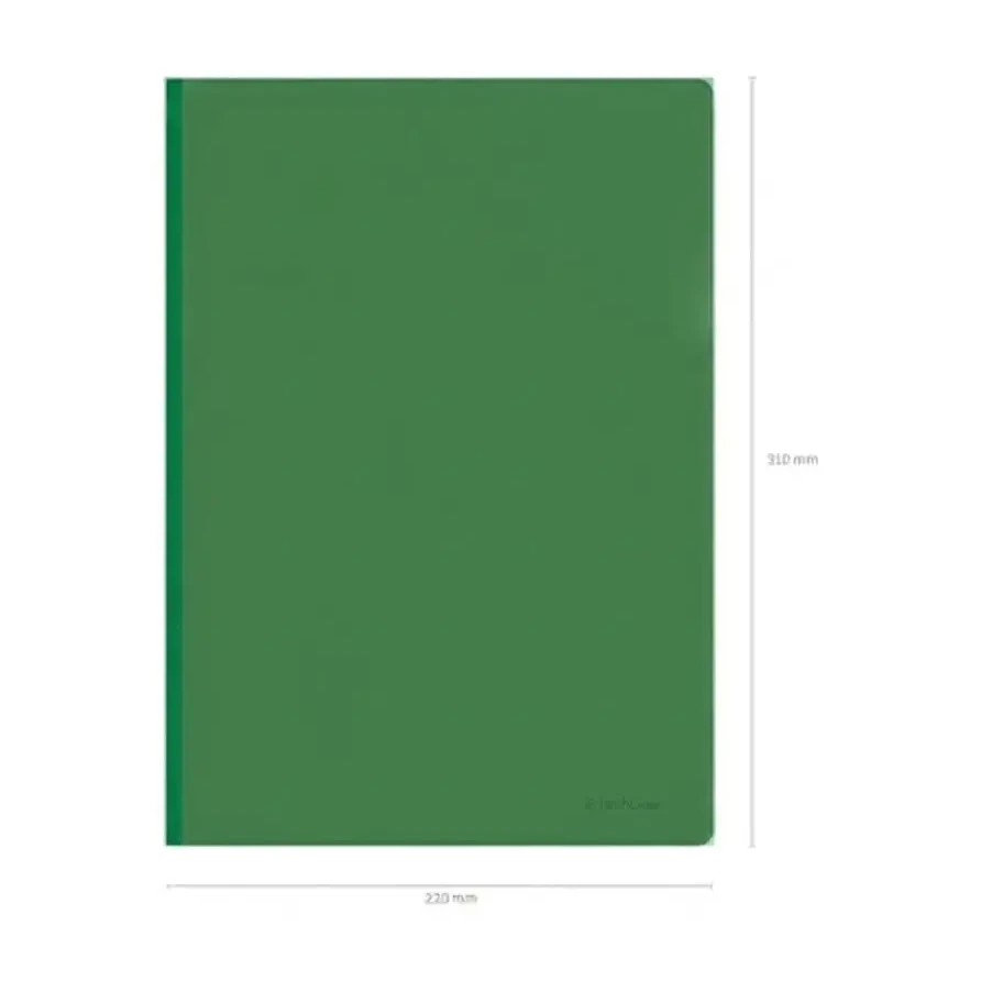 [825469] DOSIER UÑERO POLIPROPILENO A4 VERDE 10UD