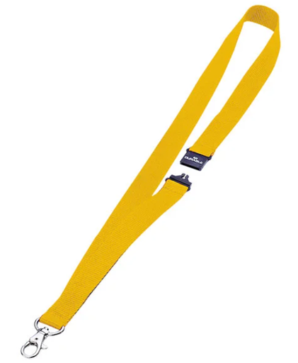 [068967] CINTA PLANA PORTANOMBRES  AMARILLO 5UDS