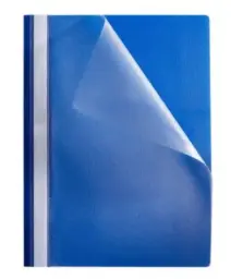DOSIER FASTENER FOLIO PP AZUL 