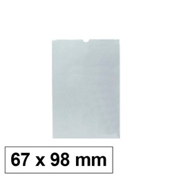 FUNDA PORTACARNET IBERPLAS PVC 150 MICRAS 65X90MM