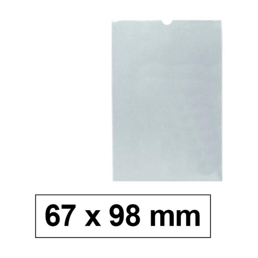 [209799] FUNDA PORTACARNET IBERPLAS PVC 150 MICRAS 65X90MM