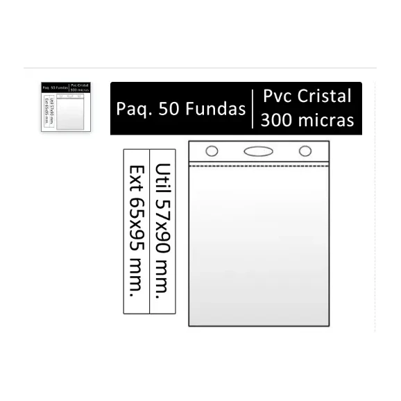 [180574] FUNDA PORTACARNET 300M VERTICAL 85X54MM