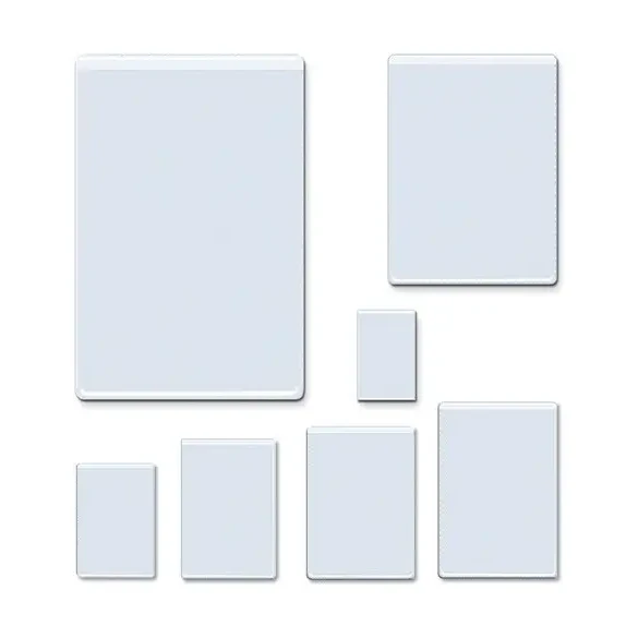 [180283] FUNDA PORTACARNET DNI 56X87MM CON UÑERO PACK 50UDS